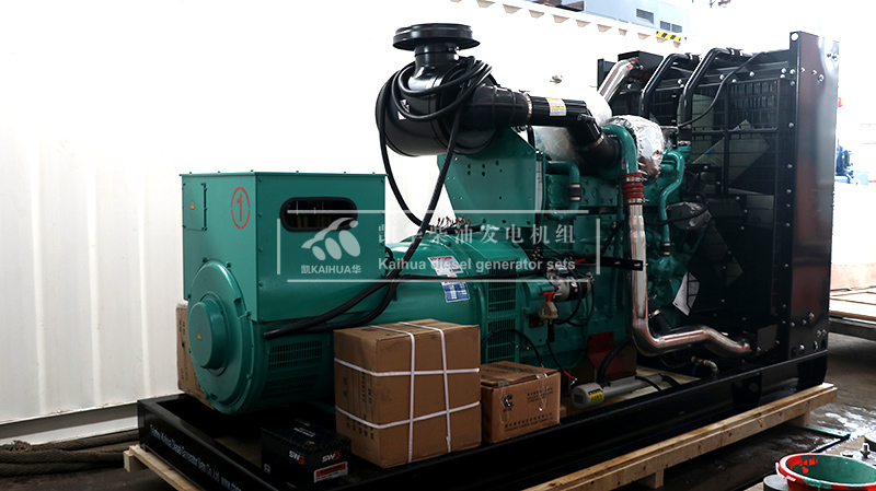 寶雞兩臺500kw康明斯發電機組成功出廠